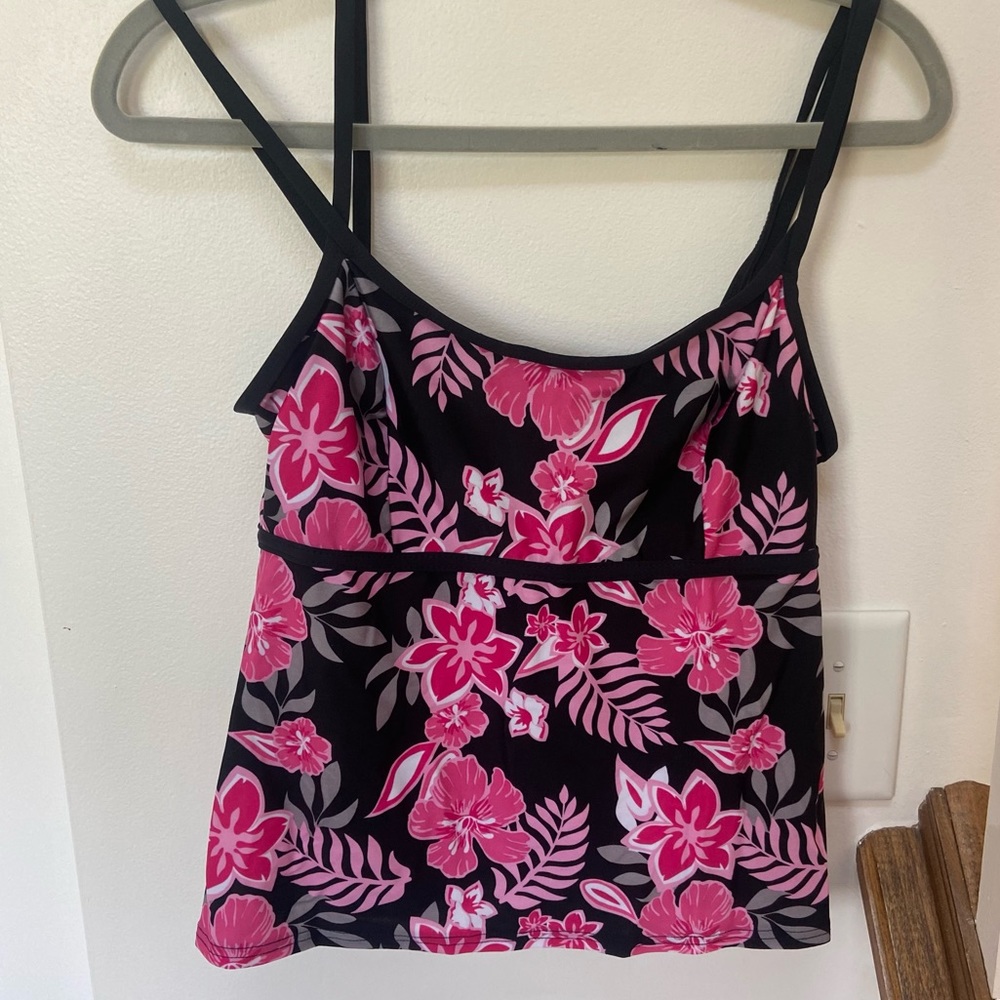 Deep Blue Tankini Top NWT